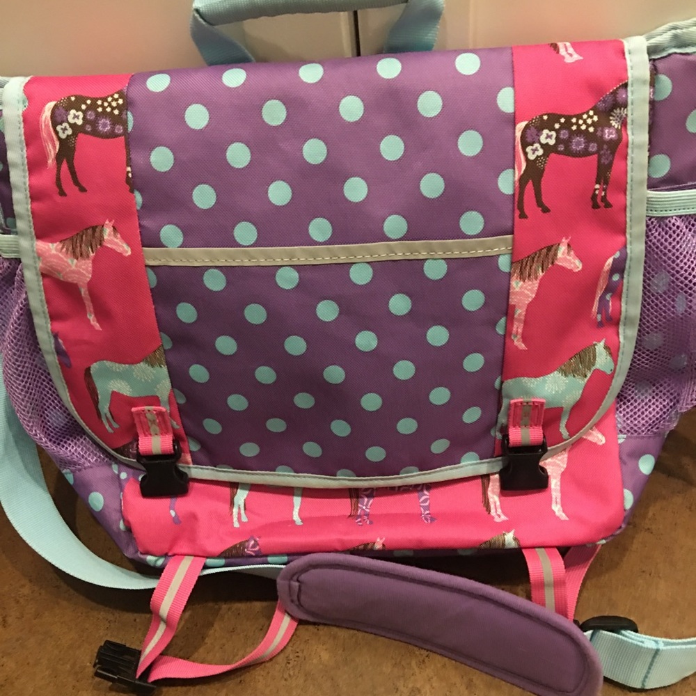 Garnet Hill Messenger Bag/ Backpack